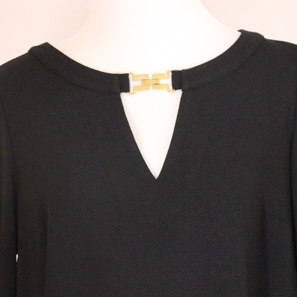 ATMOSPHERE Black Embellished Long Sleeve Dress - Picture 2 of 8